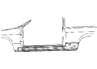 VAN WEZEL 4337101 -  Накладка порога